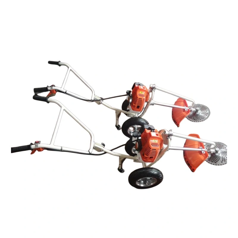 High Quality 52cc Brush Cutter with Single Hand and Two Wheels